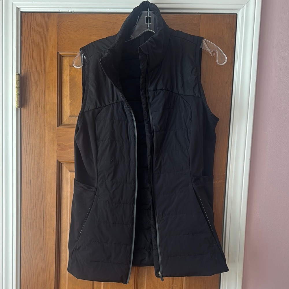 Black Quilted Vest